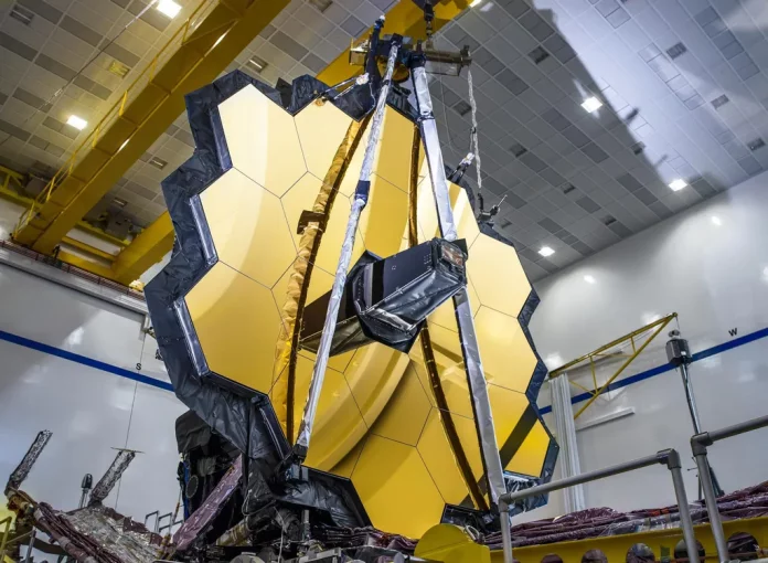 James Webb Space Telescope Mirror Deployed