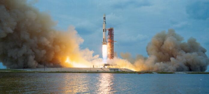 Saturn V Launch of Uncrewed Skylab Station