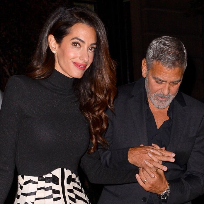 Amal Clooney Wears Fierce Look to Celebrate Anniversary With George - E! Online
