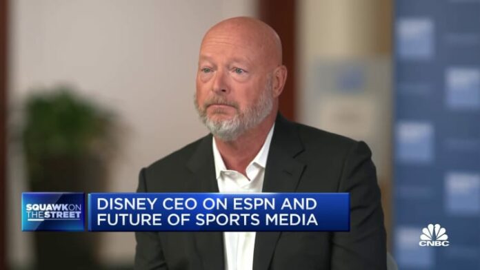 Disney CEO Bob Chapek: ESPN will not be your father's old sports experience