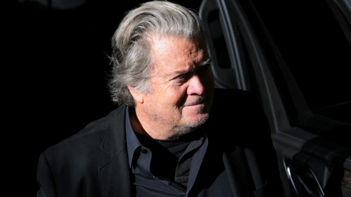 Trump White House aide Steve Bannon surrenders to face criminal charges