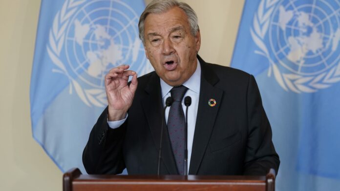 UN's Guterres says 'polluters must pay', calls for tax on fossil fuels