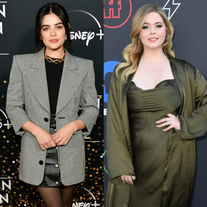 See Lucy Hale Reunite With Pretty Little Liars' Sasha Pieterse