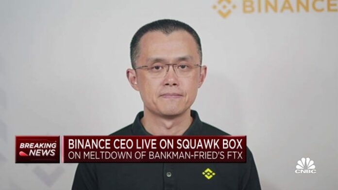 Watch CNBC's full interview with Binance CEO Changpeng Zhao