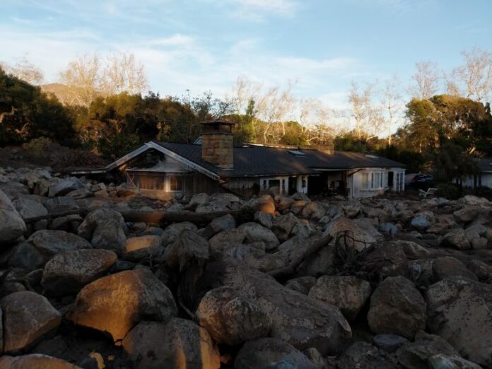 Montecito Mudslides Damage