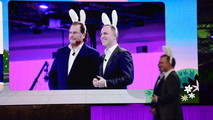 Salesforce stock over 8% after co-CEO Bret Taylor announces departure