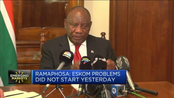 Sorting electricity issue in South Africa like 'fixing a plane as it's flying': Cyril Ramaphosa
