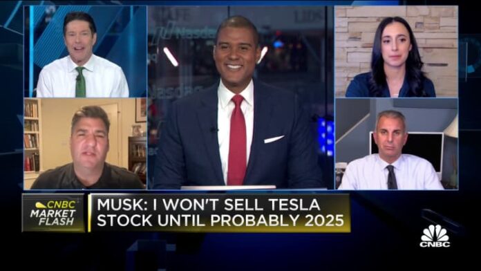 Musk: Probably won't sell any more Tesla stock till 2025