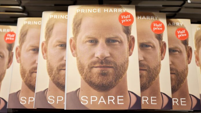 Prince Harry's memoir break UK sales records and tops Amazon best sellers
