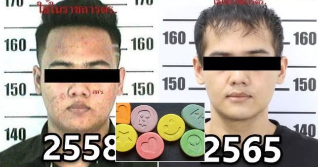 Thai drug dealer had plastic surgery to look like Korean man Getty Images/THAILAND NATIONAL POLICE