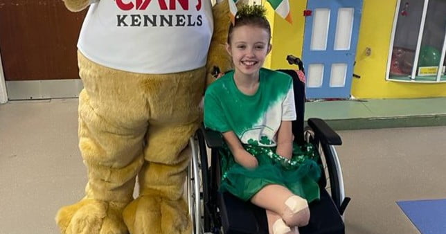 Brave Irish girl 'still smiling' despite losing all four limbs after Strep A infection horrorAn Irish girl has returned home from hospital after losing all four limbs while battling sepsis caused by Strep A.Sophie Lanigan, 12, from Blanchardstown in Dublin, was first brought to the doctor with a high temperature on December 12 last year and was rushed to CHI Temple Street after she began to have trouble breathing.