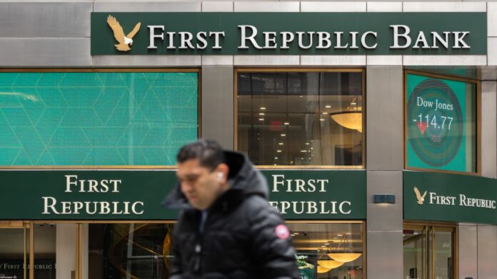 First Republic shares jump as regional banks rebound from Monday’s sell-off