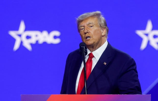 FILE PHOTO: Former U.S. President Donald Trump attends the Conservative Political Action Conference (CPAC) at Gaylord National Convention Center in National Harbor, Maryland, U.S., March 4, 2023. REUTERS/Evelyn Hockstein/File Photo