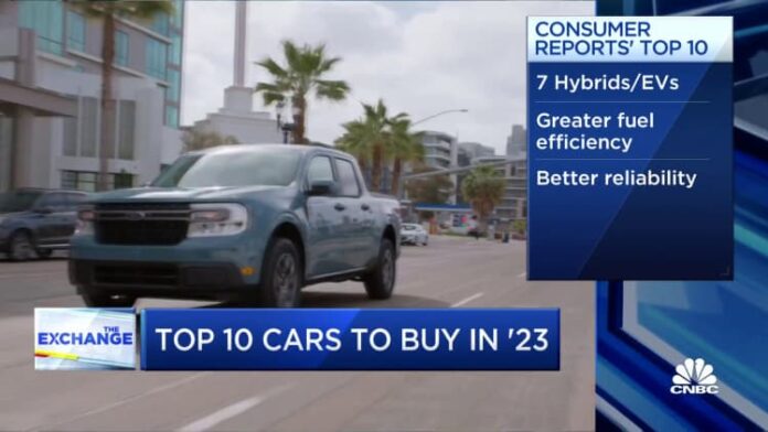 Here are the top ten cars to buy in '23