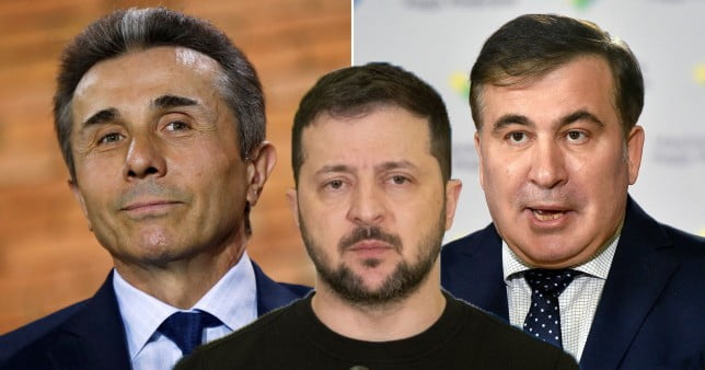 Ivanishvili, Saakashvili, Zelensky comp