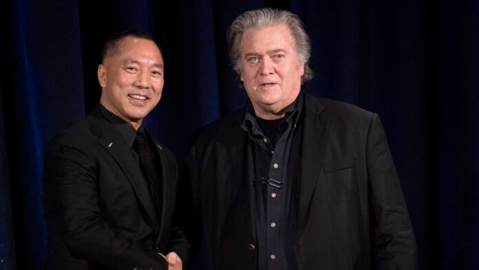 Steven Bannon associate Guo Wengui charged with fraud
