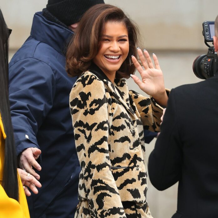 The Eye of the Tiger Is on Zendaya With Bold Paris Fashion Week Look