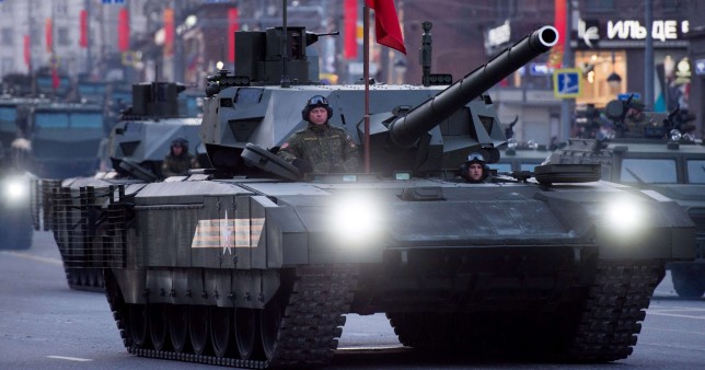 Russia have deployed the T-14 Armata tanks in Ukraine