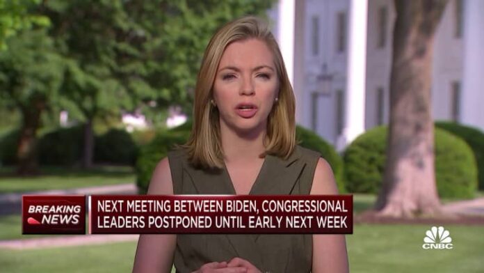 Debt ceiling meeting between President Biden and top lawmakers postponed to early next week