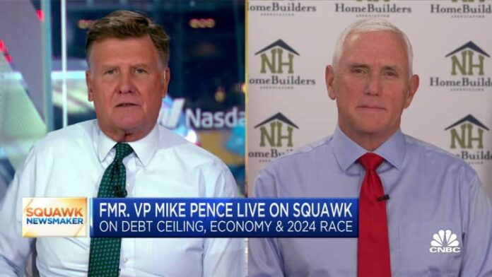 Former Vice President Mike Pence: The last thing we ought to do is raise taxes
