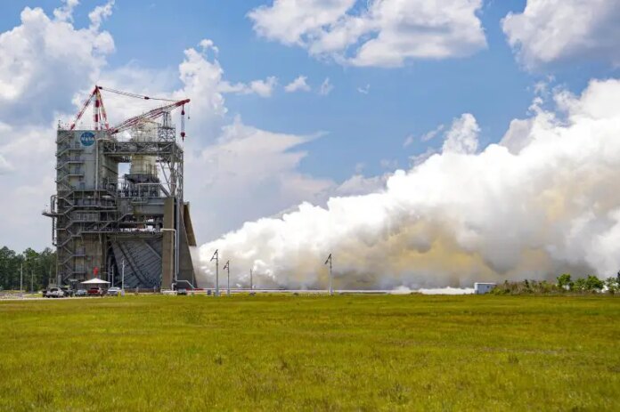 RS-25 Certification Engine Hot Fire Test