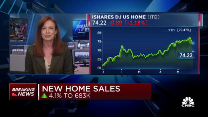New home sales rose 4.1% in April