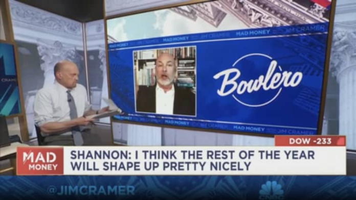 Jim Cramer goes one-on-one with Bowlero CEO Thomas Shannon