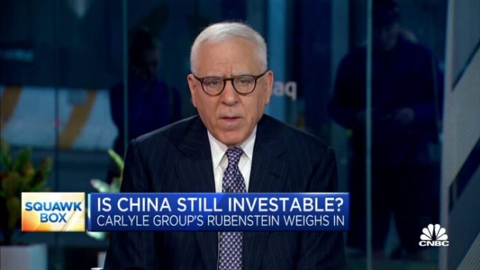 David Rubenstein on China: Unrealistic to think you can 'decouple' the economic relationship