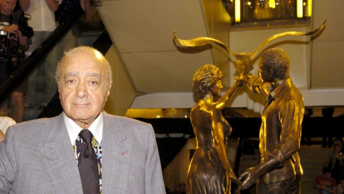 Former Harrods owner Mohamed Al Fayed, whose son was killed in crash with Princess Diana, dies at 94