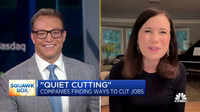 Yale University's Joanne Lipman explains the latest 'quiet cutting' trend