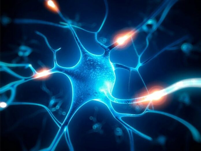 Nerve Cell Signals Illustration