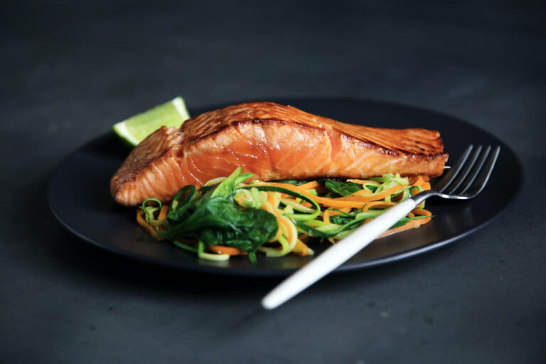 Moroccan Salmon with Garlic Mayonnaise is Common in Southern Spain